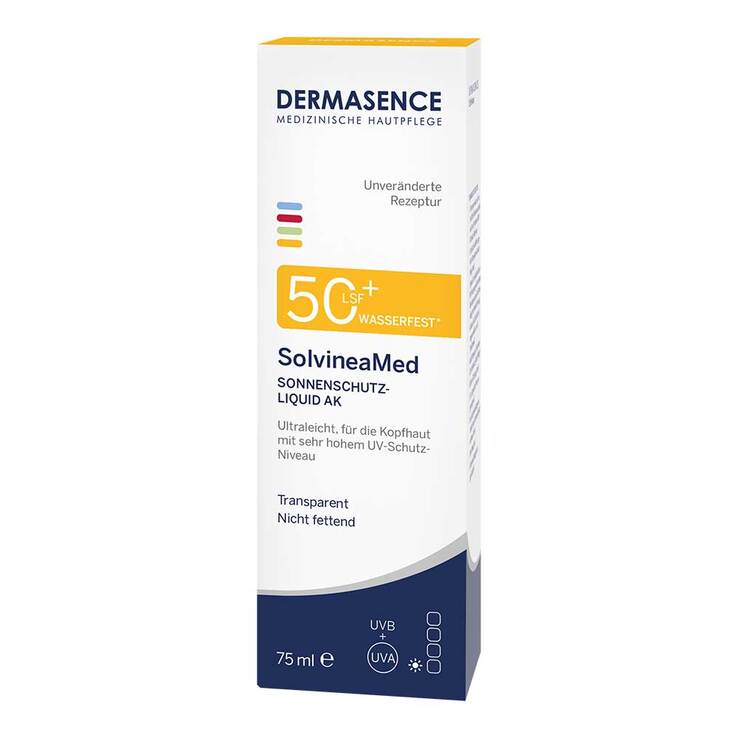 Dermasence Solvineamed Sonnenschutz Liquid AK LSF 50 +, 75 ml