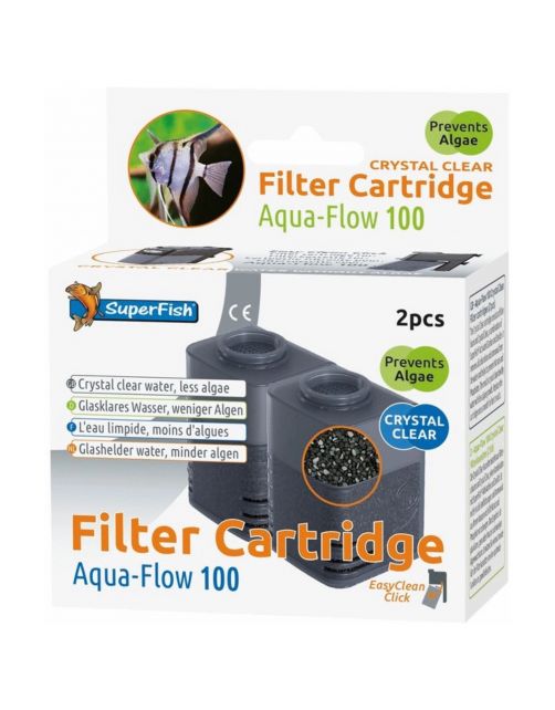 Superfish Aquaflow 100 Filter Crystal Clear Cartridge - Filtermateriaal -