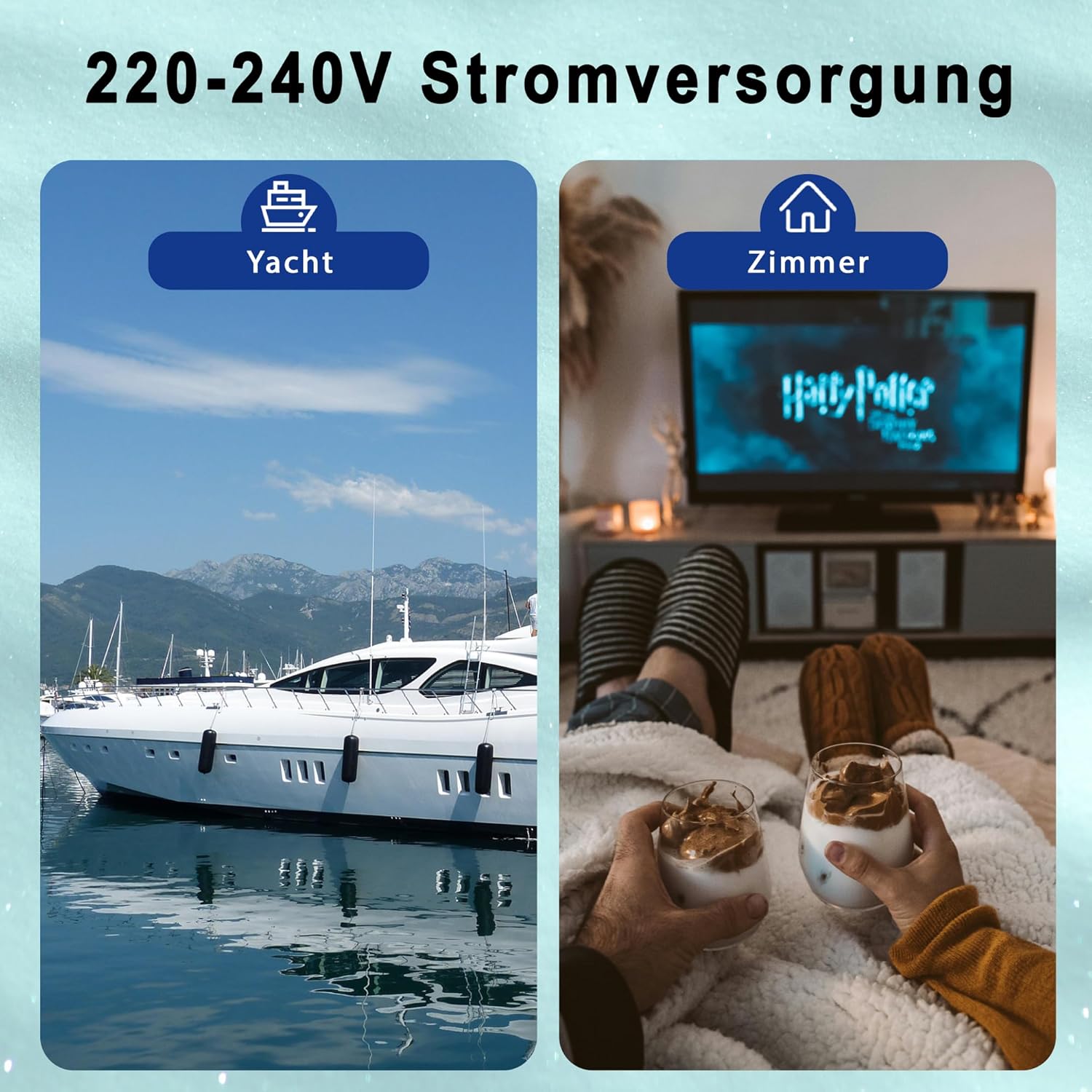Smad Camping Gas Kühlschrank 12V 230V, 40L, 0-10℃, Leiser Absorber Wohnmobil Kühlschrank für Auto, Büro und Schlafzimmer, Wendetür, Schwarz