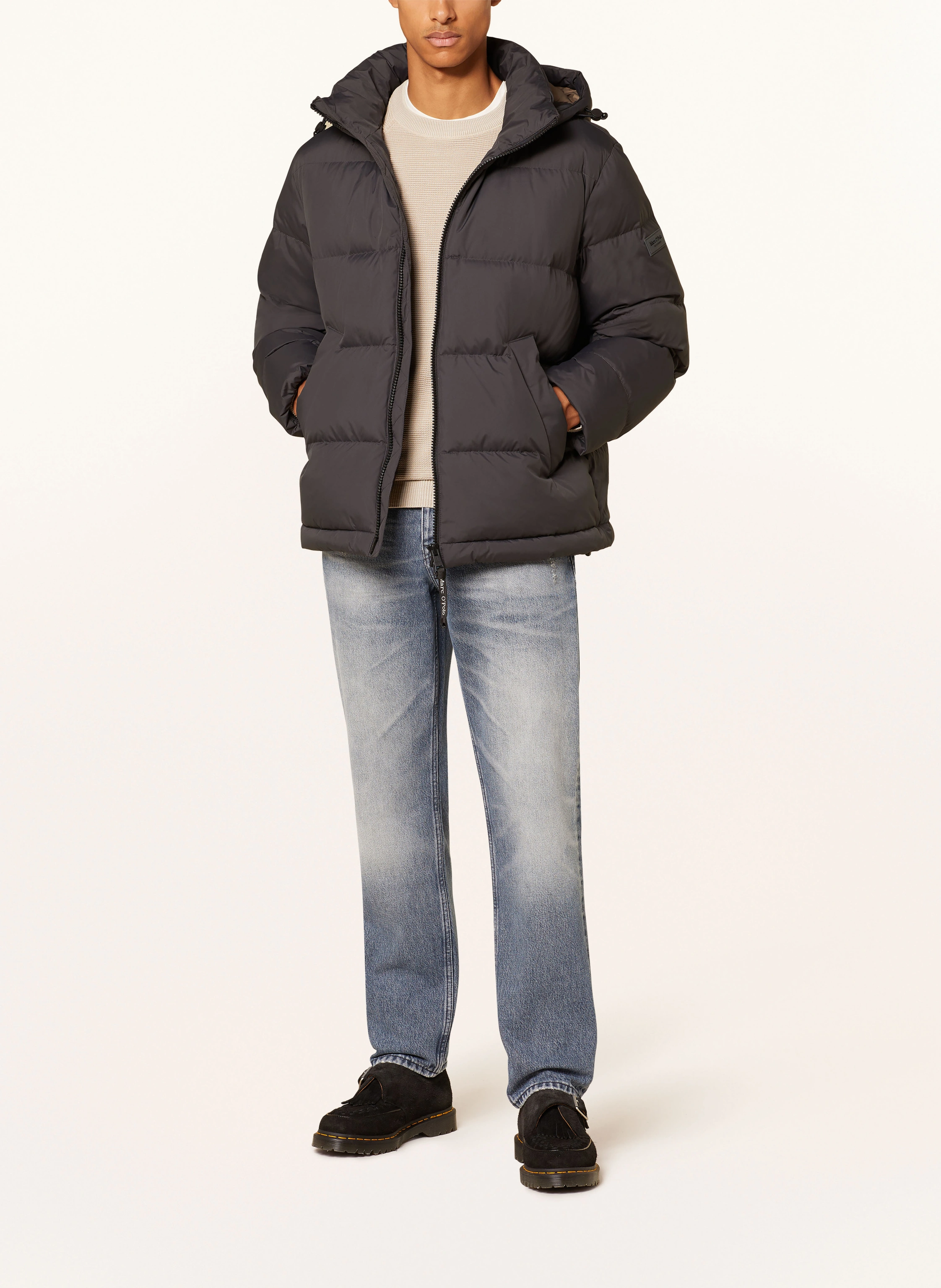 Marc O'Polo Daunenjacke mit abnehmbarer Kapuze