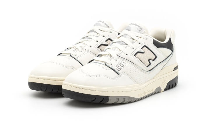 New Balance 550 Cream Black - 48h Delivery