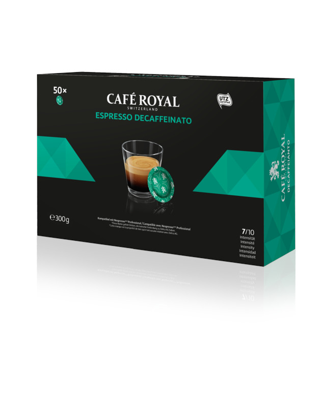 Café Royal Professional Kaffee-Pads Espresso Decaffeinato, 5 g, 50 Stück