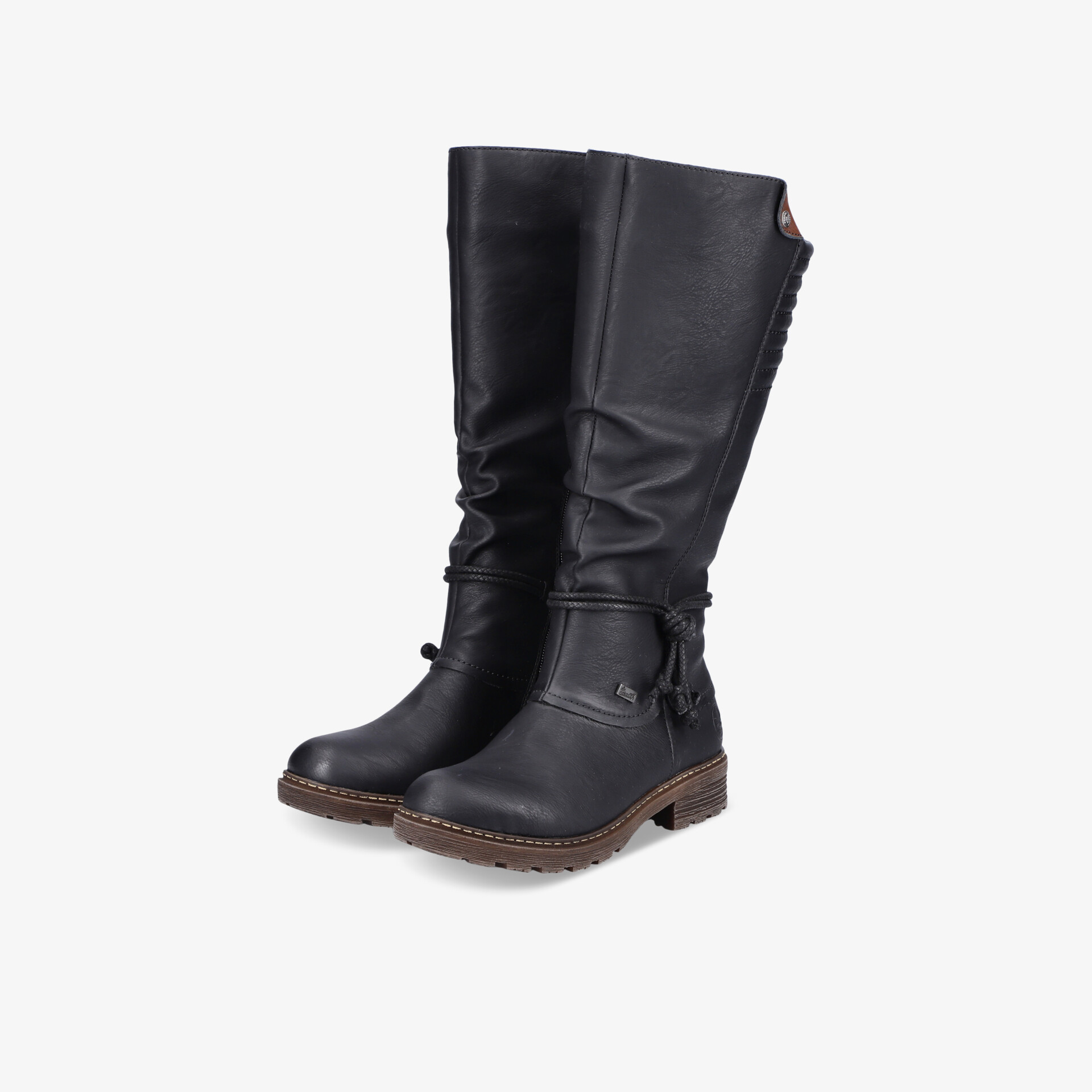 Rieker Damen Langschaftstiefel - Schwarz | reno.de