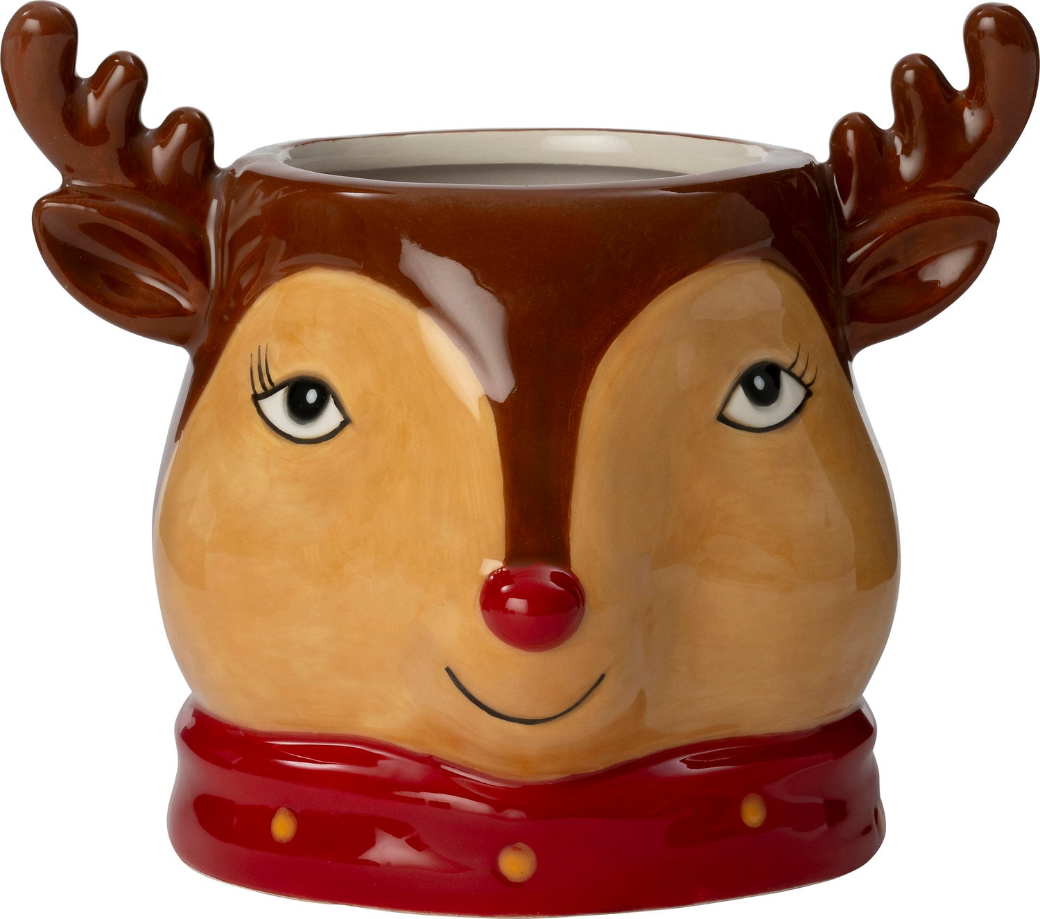 Intratuin bloempot Rendier bruin D 12 H 12 cm