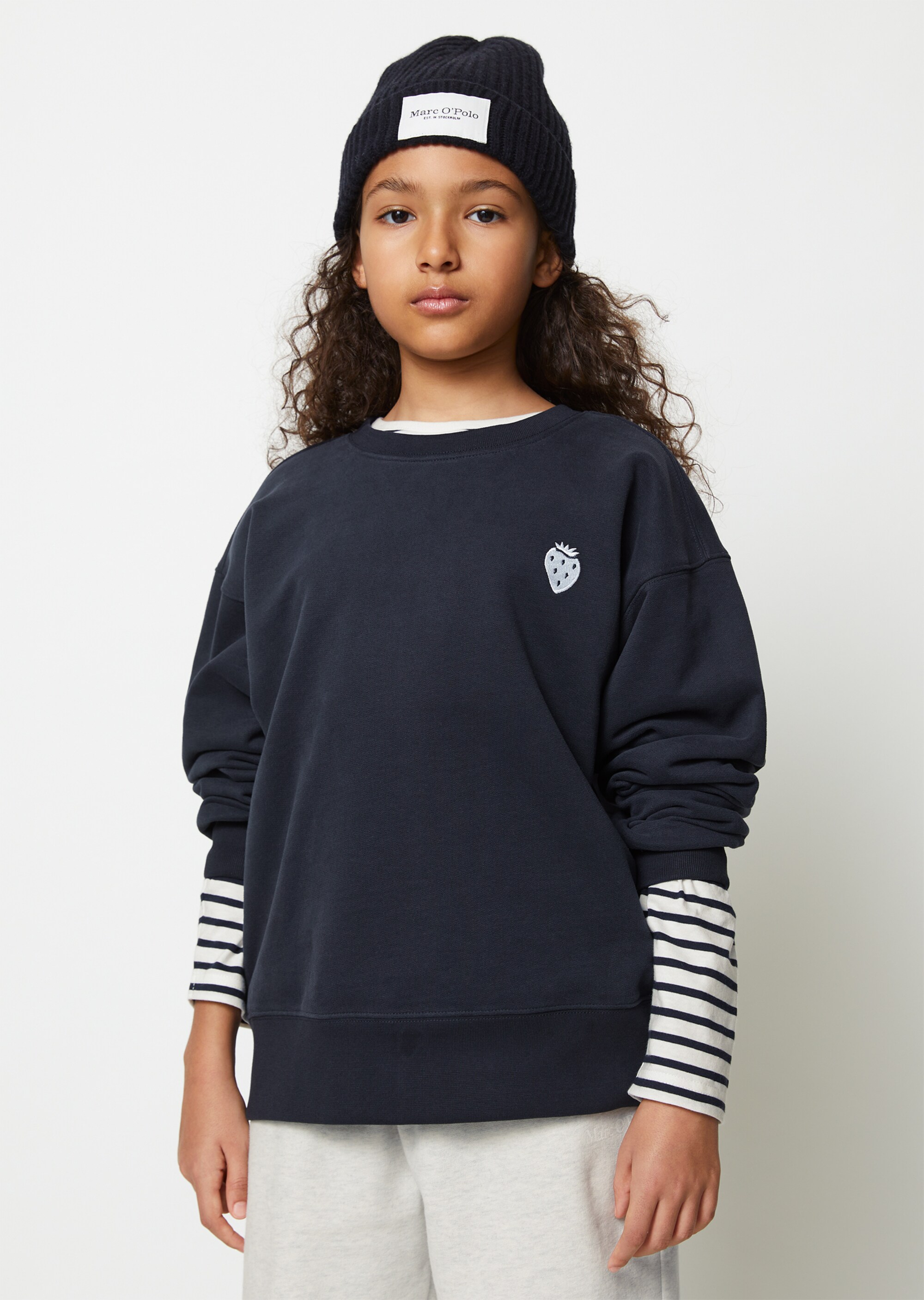 TEENS-GIRLS Sweatshirt mit Logo auf der Rückseite