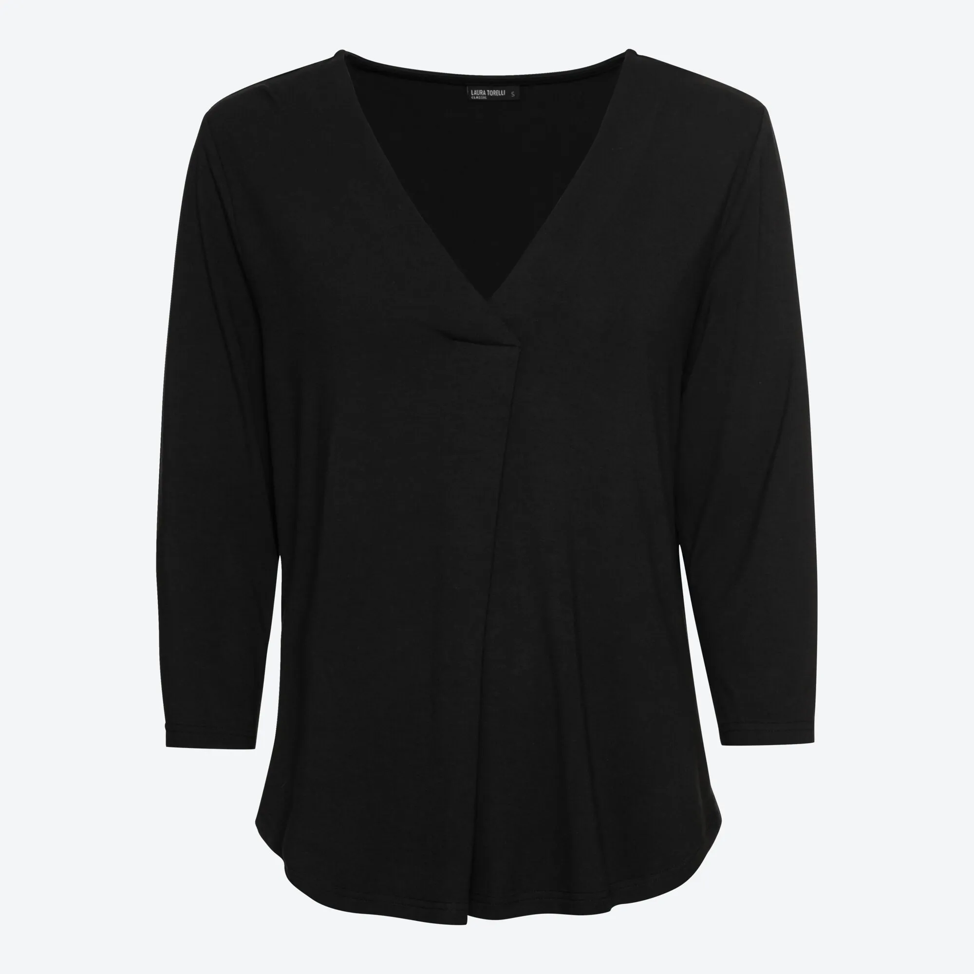 Damen-Blusenshirt mit Zierfalte