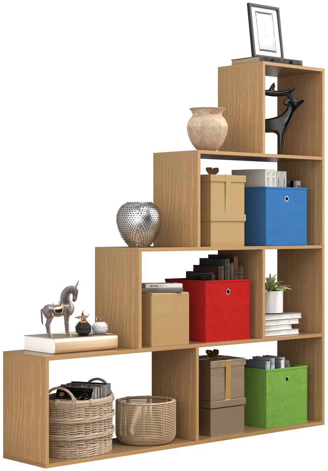 Regal DUBILA L - Buche - 155 cm breit