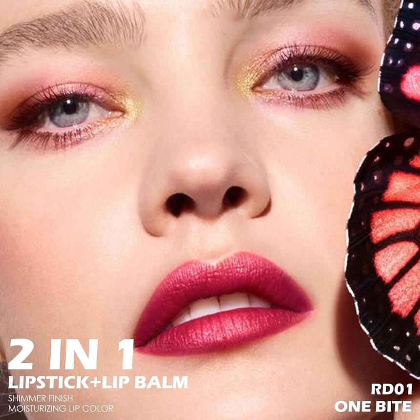 FOCALLURE - Glisten Lip Balm - Roze&Rood