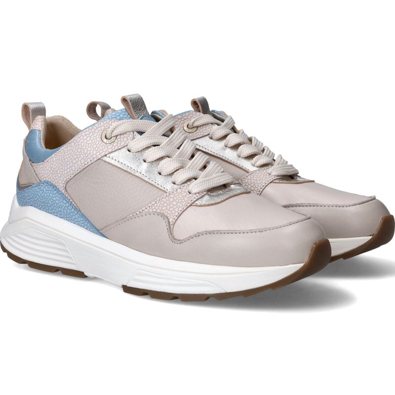 Xsensible Newport Stretchwalker Sneakers Taupe Dames