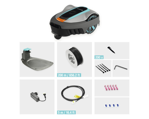 GARDENA SILENO stadsrobotmaaier, 600 m², Bluetooth