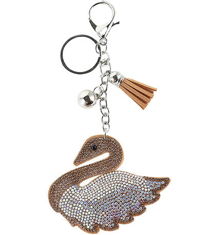 By Stær Schlüsselanhänger - Schwan - Gold/Multi