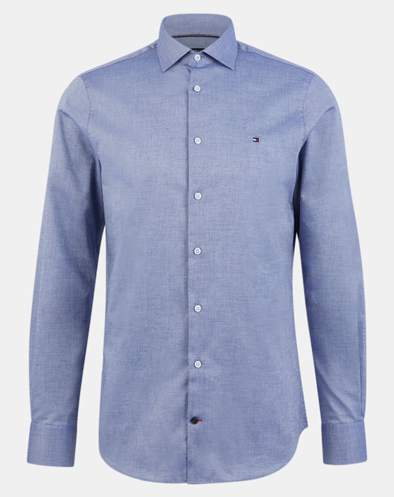 Tommy Hilfiger Chemise Slim 100% Coton Bio Oxford bleu marine