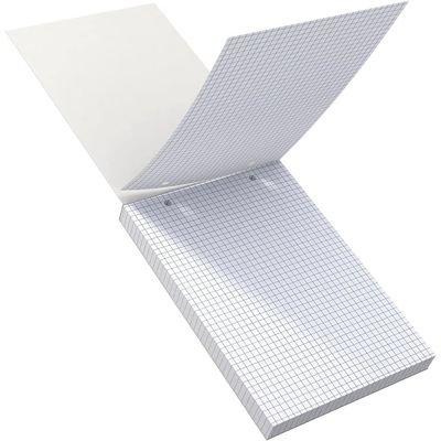 Oxford - Pack de 60 Fiches Bristol - A5 - petits carreaux - perforées - blanc