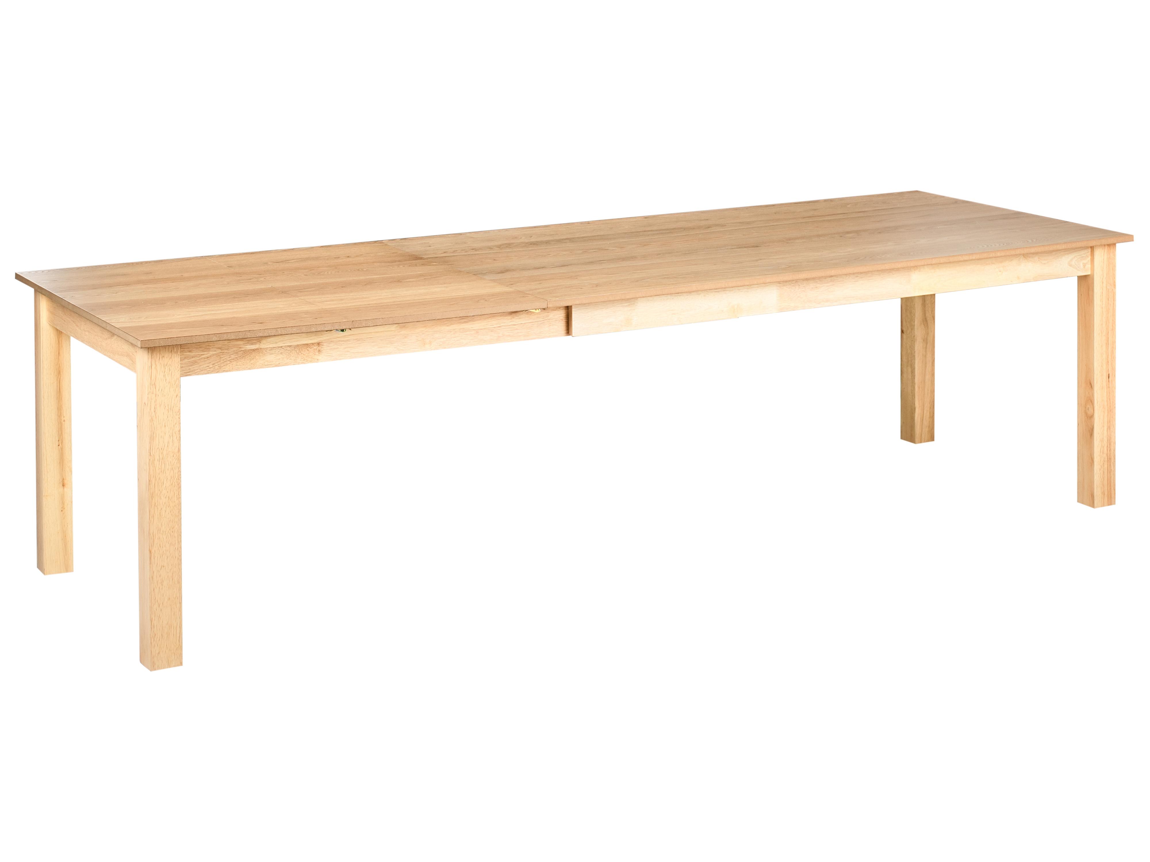 Eettafel uitschuifbaar MADURA Licht essenhout 100 cm 180/280 cm