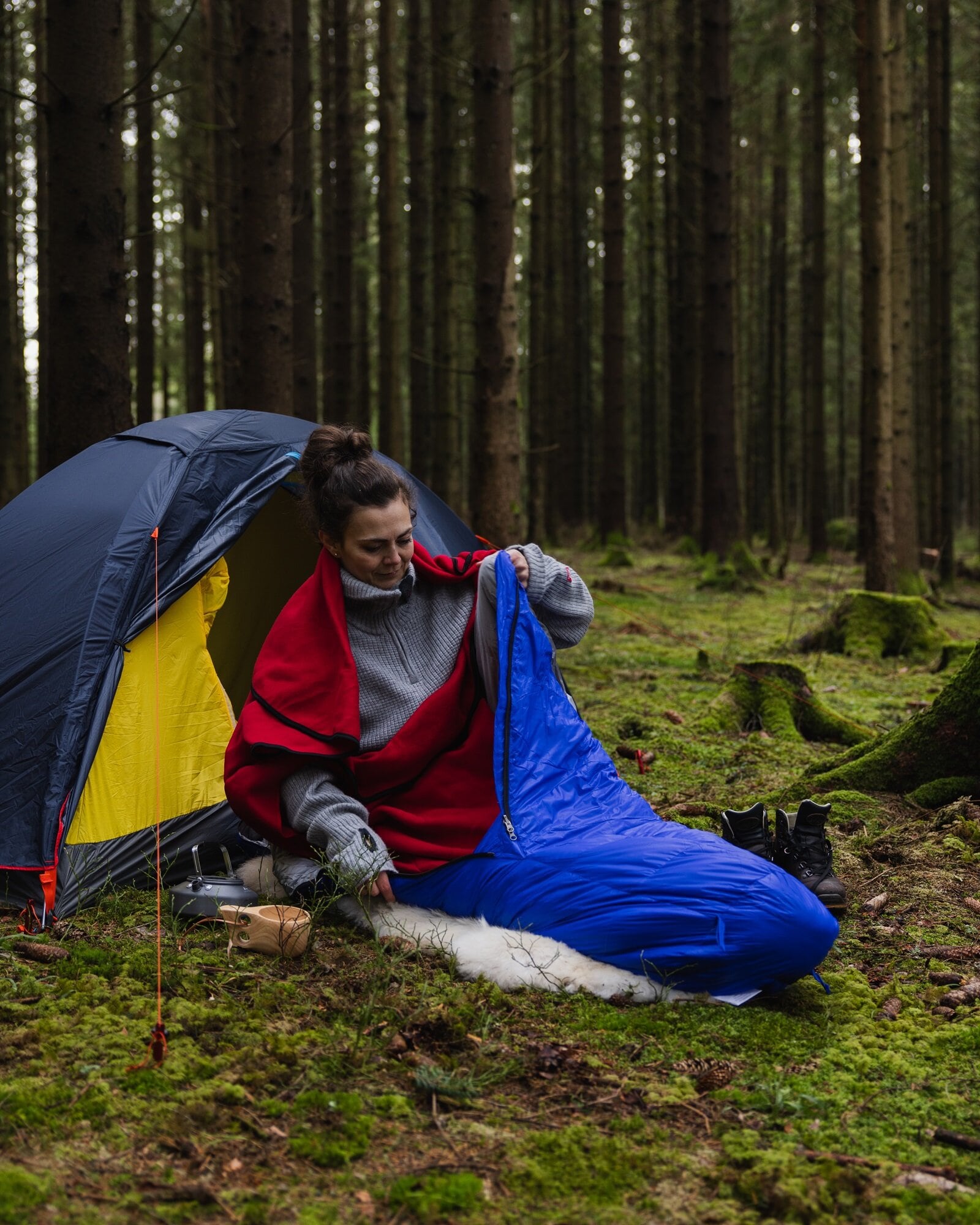 Falkeberg Warm Boost Mummy Liners<br>Lakenpose i fleece