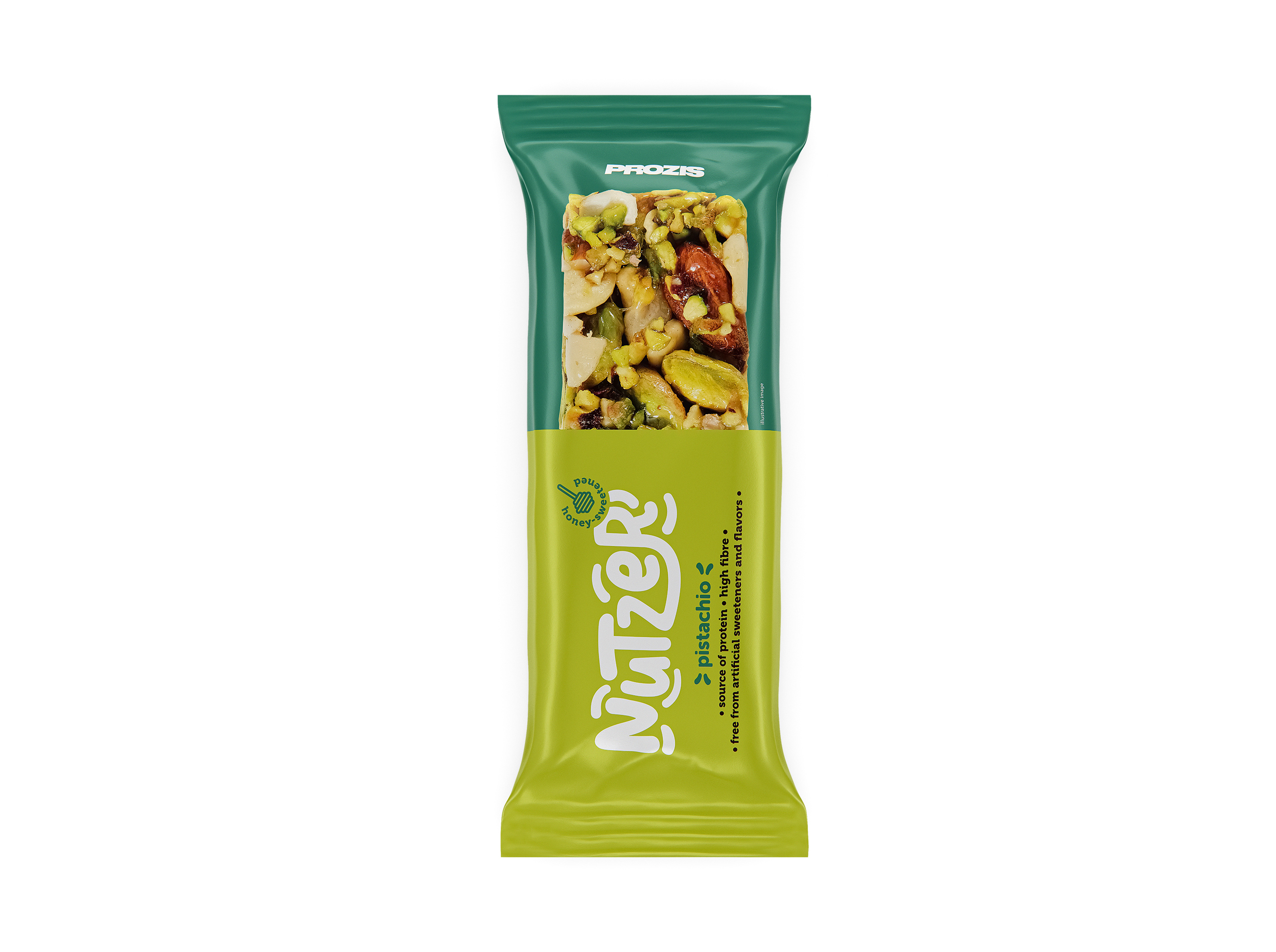BARRA PROZIS NUTZER PISTÁCIO 40G