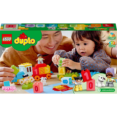 LEGO DUPLO Tog med tal - lær at tælle 10954