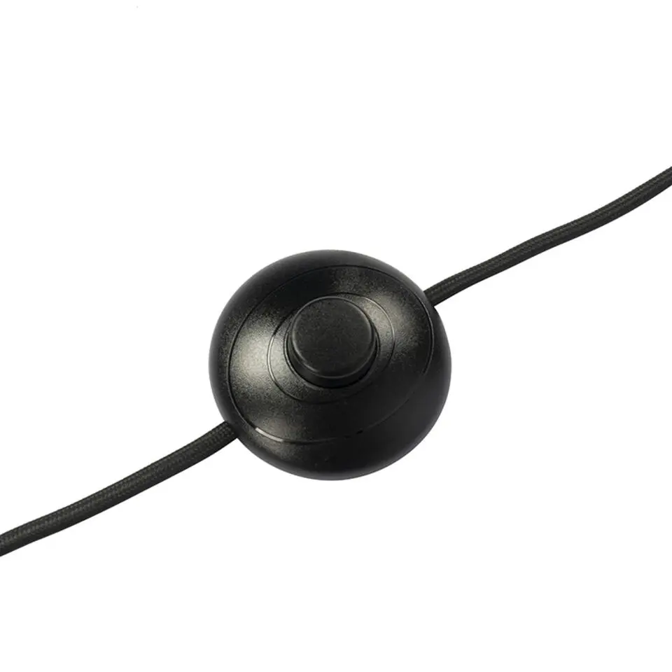 QAZQA Design vloerlamp zwart 3-lichts verstelbaar - Mesh - Zwart