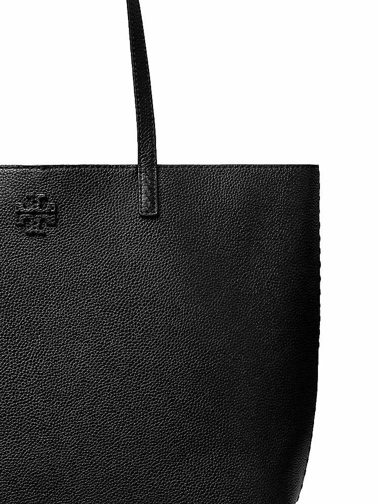 TORY BURCH Ledertasche - Shopper McGRAW TOTE schwarz