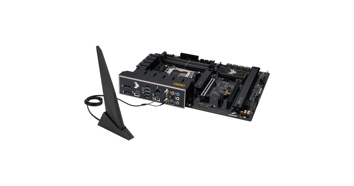 ASUSTUF Gaming B650-PLUS WIFI socket AM5 moederbord  (Zwart/lichtoranje, RAID, 2.5Gb-LAN, Wi-Fi 6, BT 5.2, Sound, ATX)