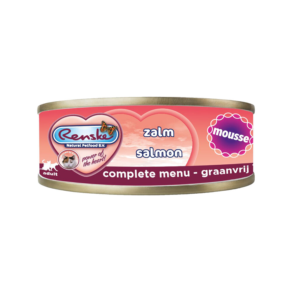 Renske Mousse Natvoer - Kattenvoer - Zalm