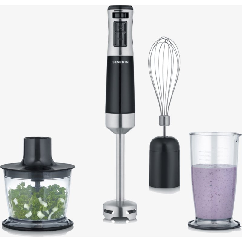 Mixeur plongeant SM 3772, 600 watts, inox / noir