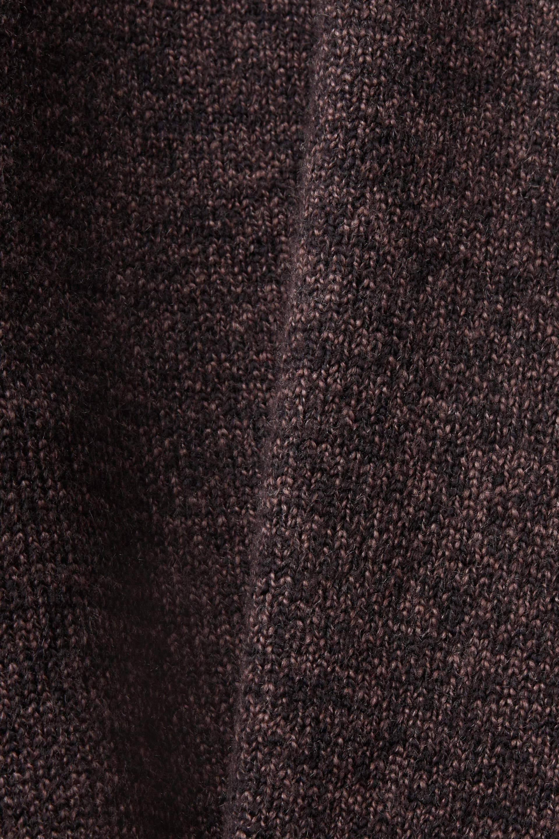 Cardigan zippé en maille