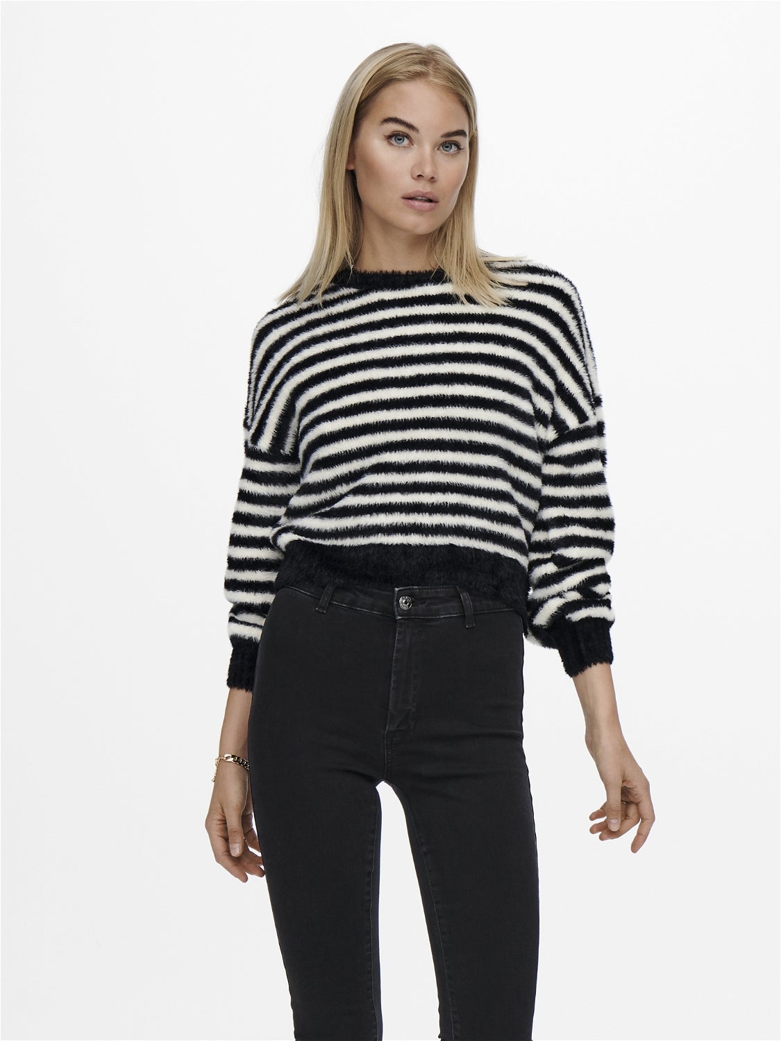ONLPIUMO Strickpullover Black