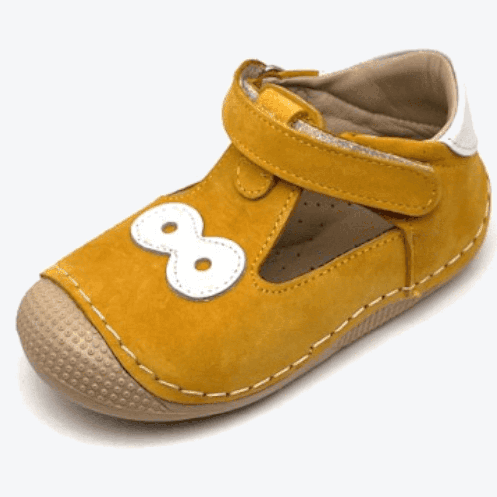Small Foot Lauflernschuhe - Big Eyes - Gelb
