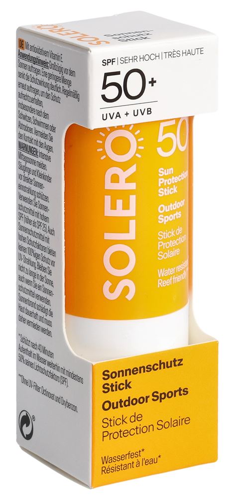 SOLERO Sonnenschutz Stick<br>12 ml, Stick, Outdoor Sports SPF50+