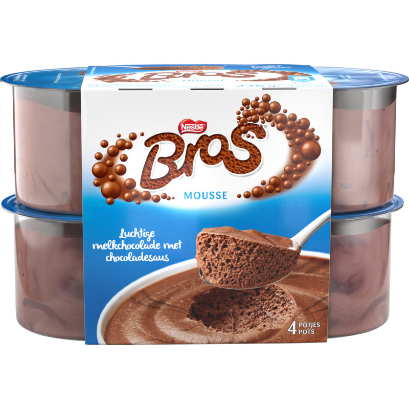 Nestlé Bros melkchocolade mousse