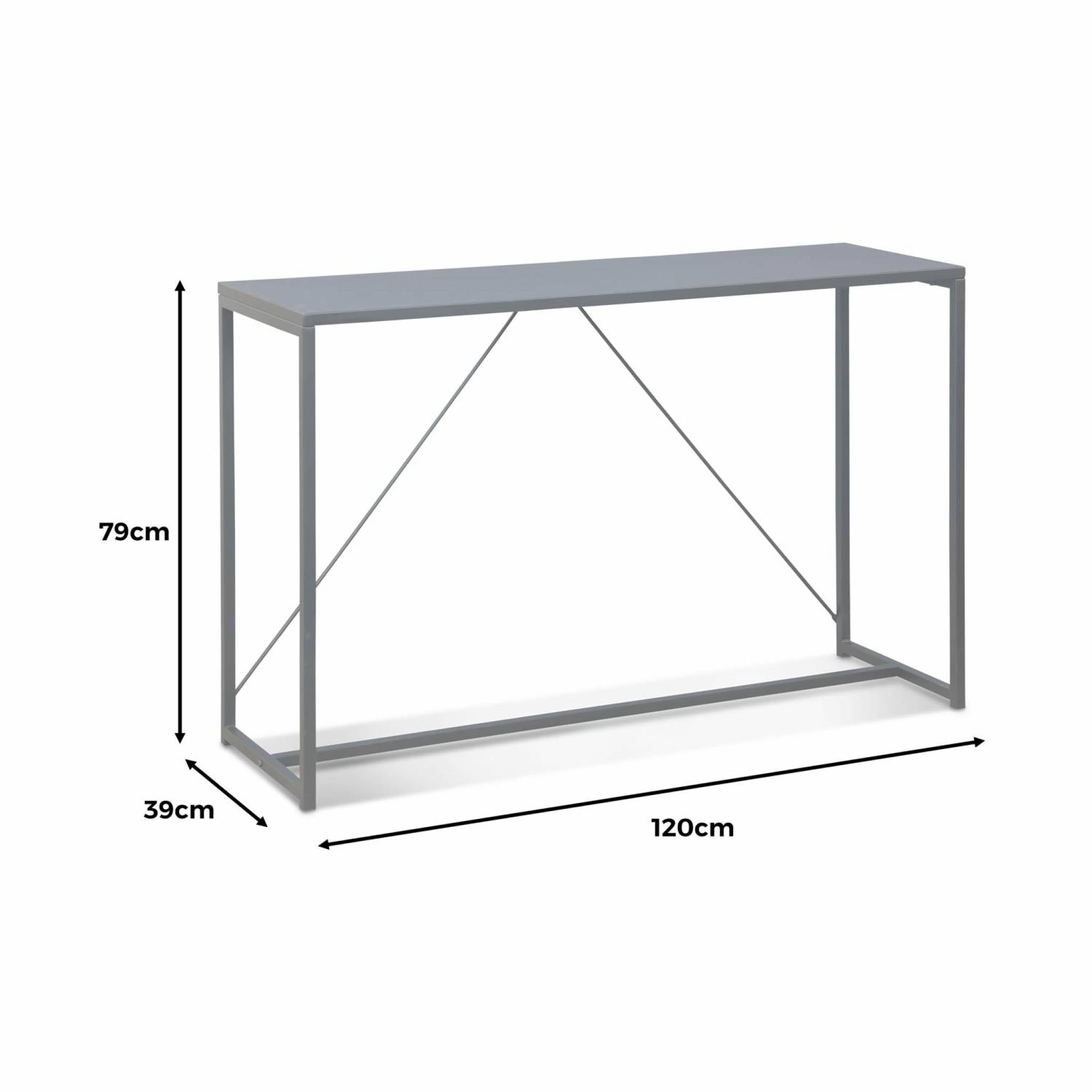 sweeek - Sidetable van zwart metaal
