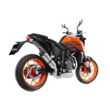 Silencieux Leo Vince LV ONE evo embout carbone - Gris
