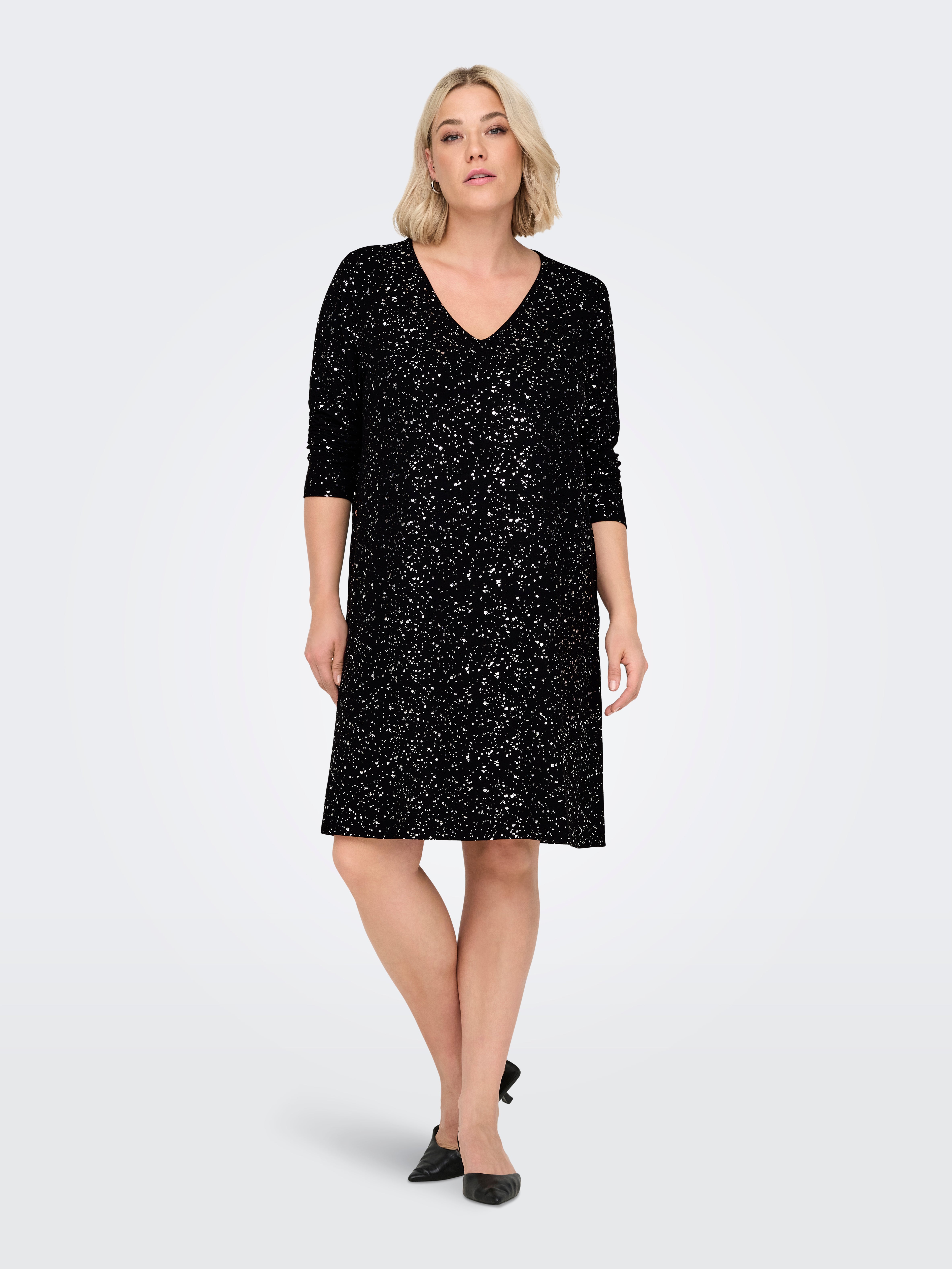 CARNEWFOILA Midikleid Black
