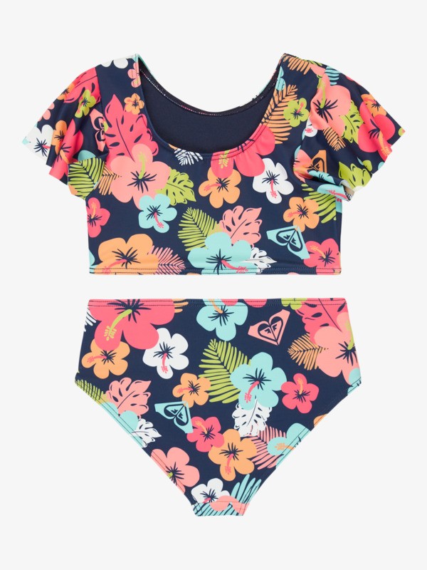 Morning Flower Set Ensemble bikini deux pièces Bleu Fille 2-7 ans