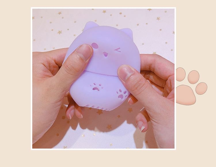 Michu - Make-up sponshoesje in de vorm van een kat