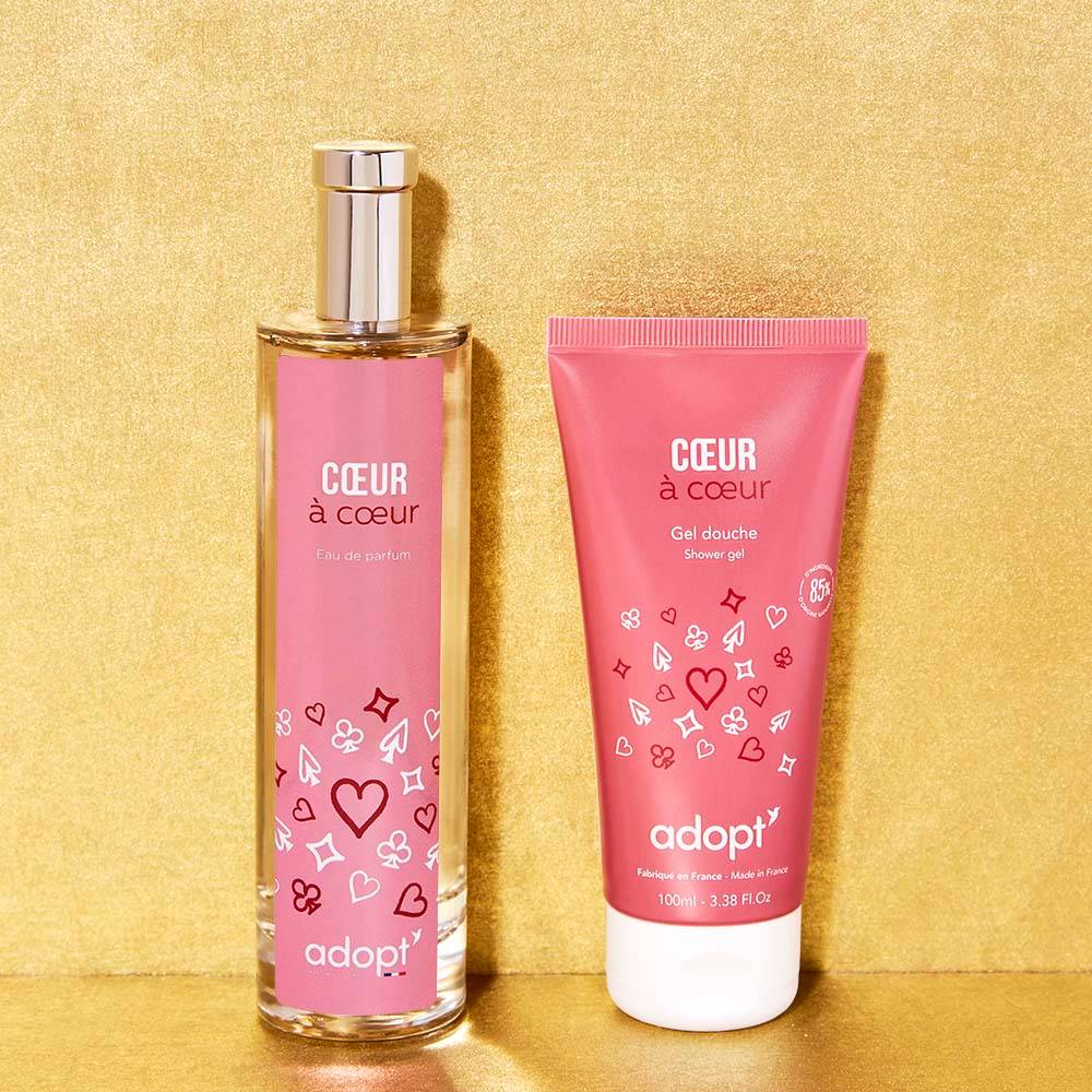 Cœur à cœur - Coffret eau de parfum 100ml + gel douche