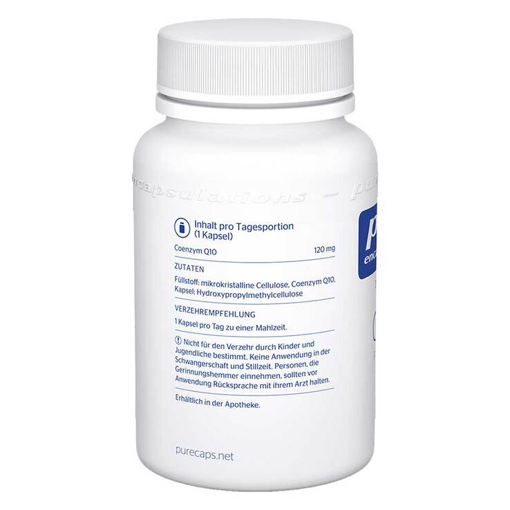 Pure Encapsulations CoQ10 120 mg Kapseln, 60 St