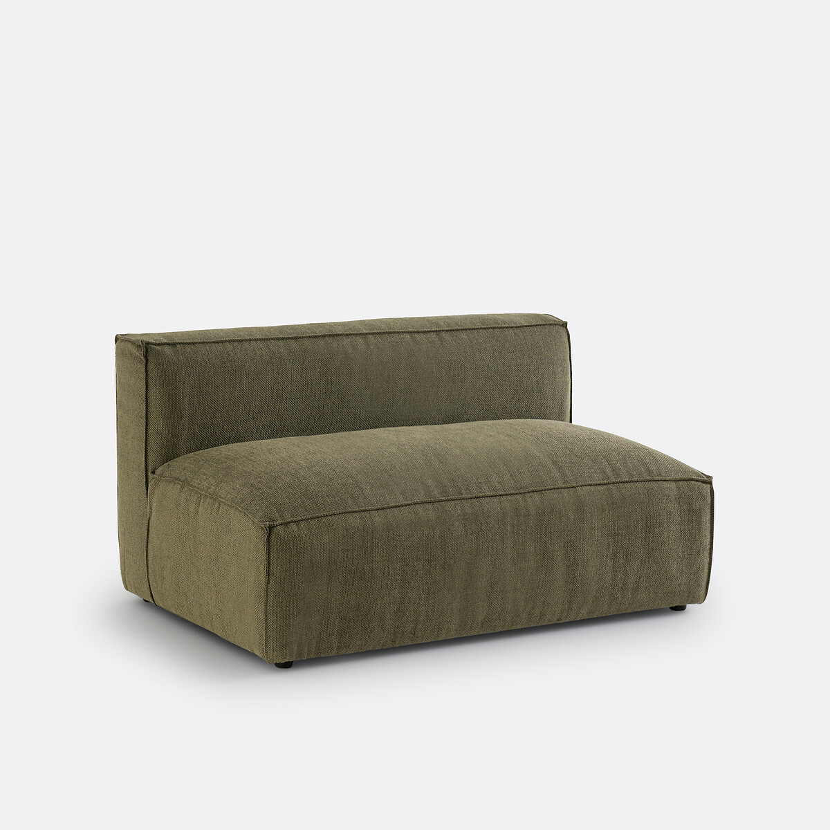 LA REDOUTE INTERIEURS<br>Sofá modular de 2 lugares em tecido texturizado, Seven