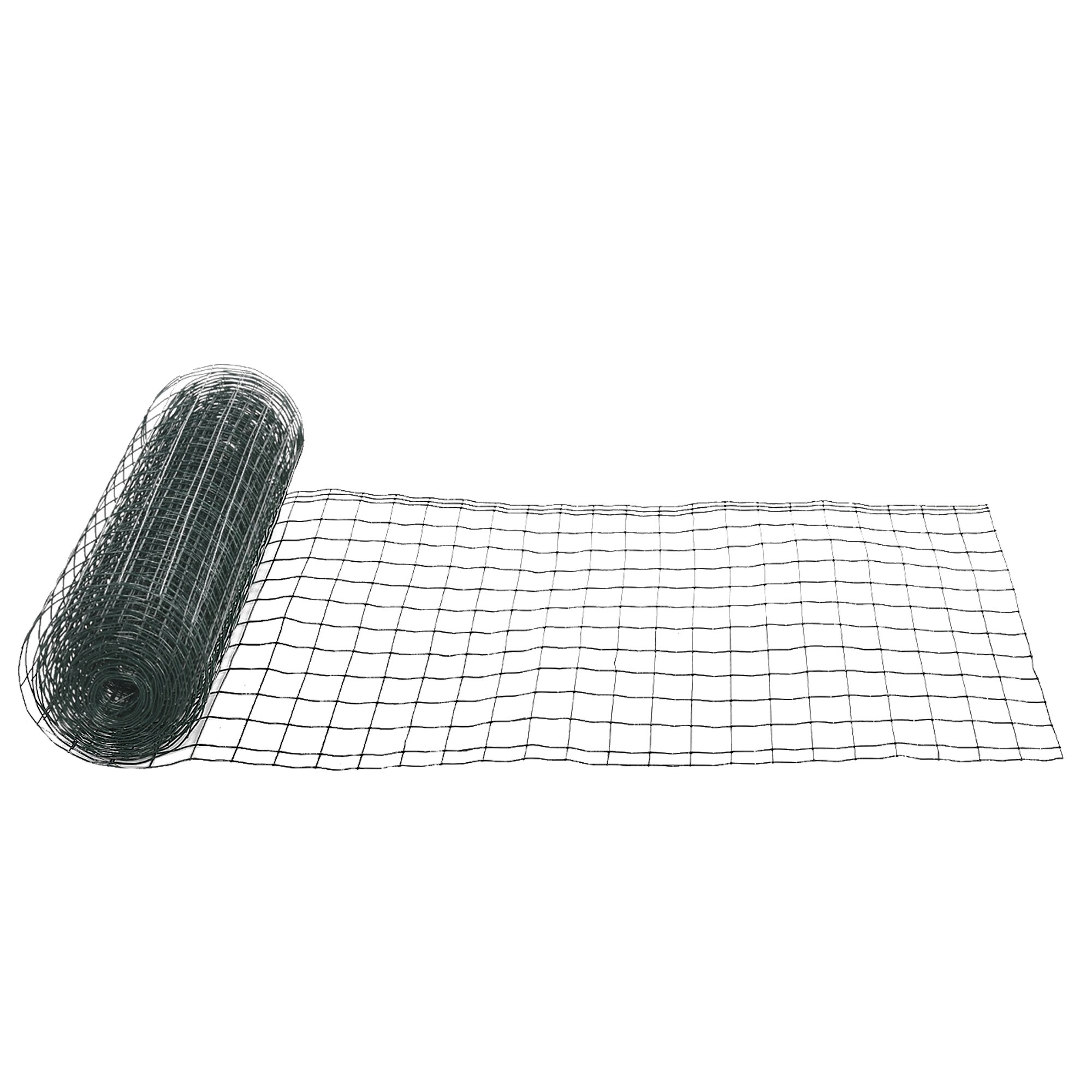 PawHut Maschendrahtzaun mit PVC-ummantelter Kunststoff grün 1000L x 0,21B x 100H cm