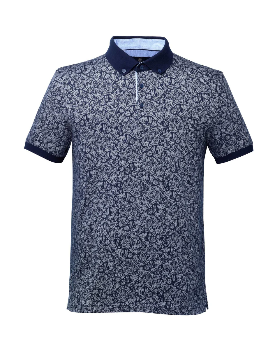 Polo motif palmiers