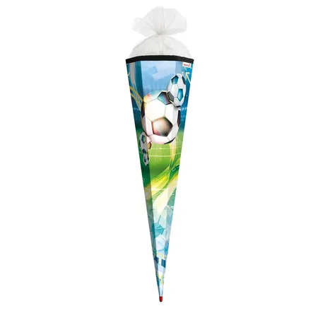 Roth Schultüte Fußball, 100 cm, eckig