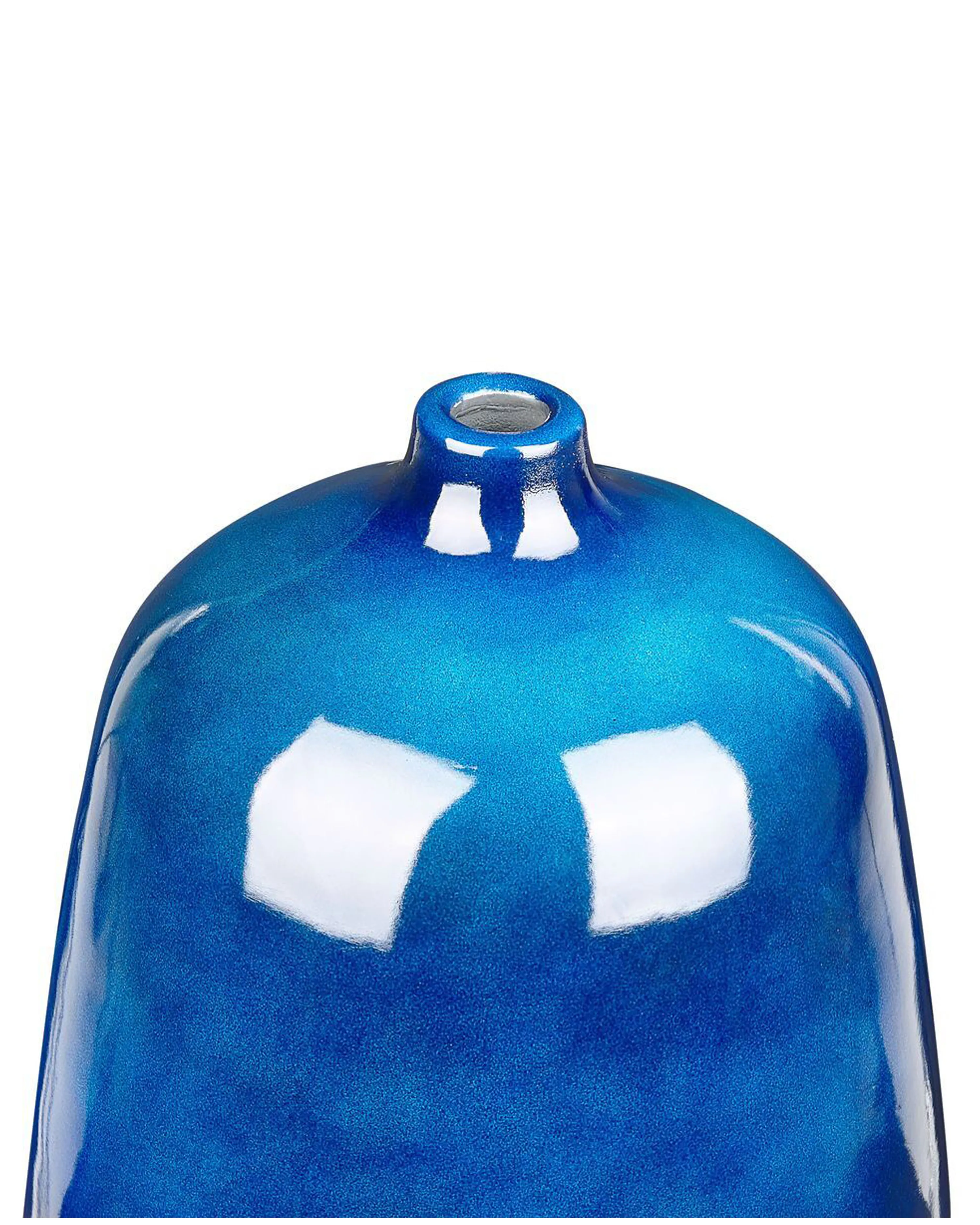 Bloemenvaas VITORIA Keramiek 45 cm Donkerblauw