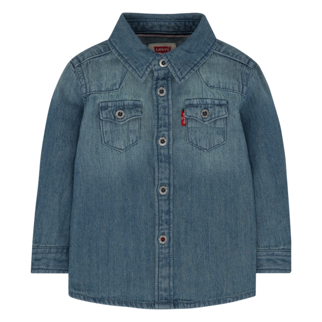 Levi's® Kids Langarmhemd »LVB BARSTOW WESTERN SHIRT«, im Jeans-Look for Baby BOYS