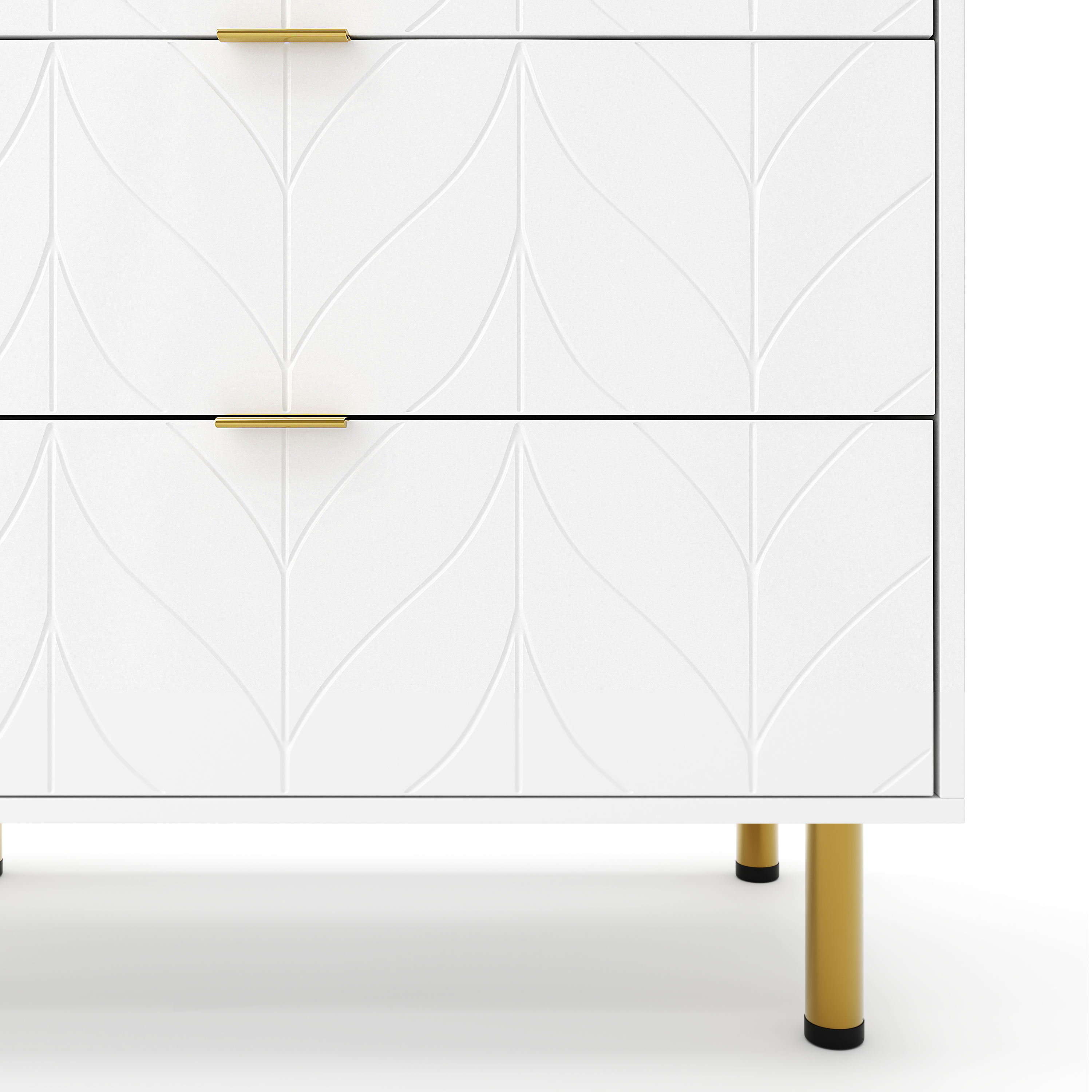 Kommode MARGO 80 x 85 cm weiss