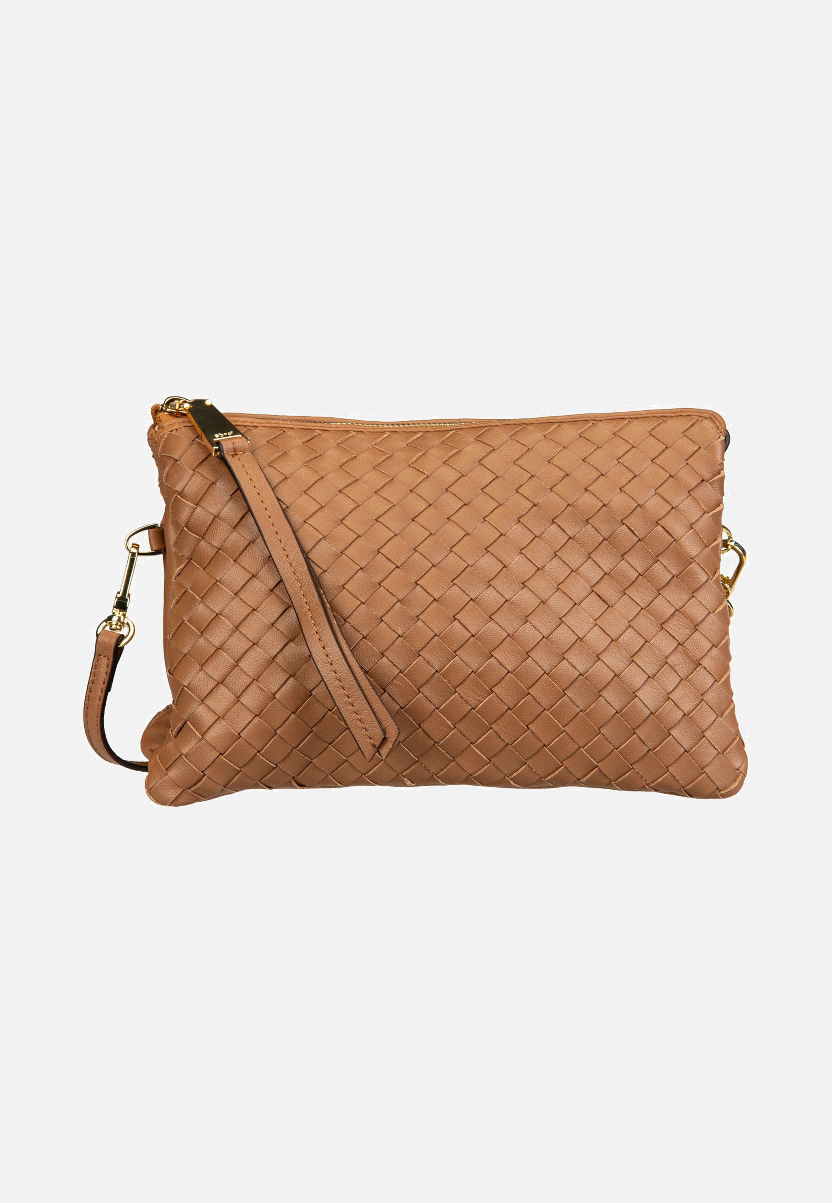 Threefold Piuma Weaving Cuoio - Crossbody Bag