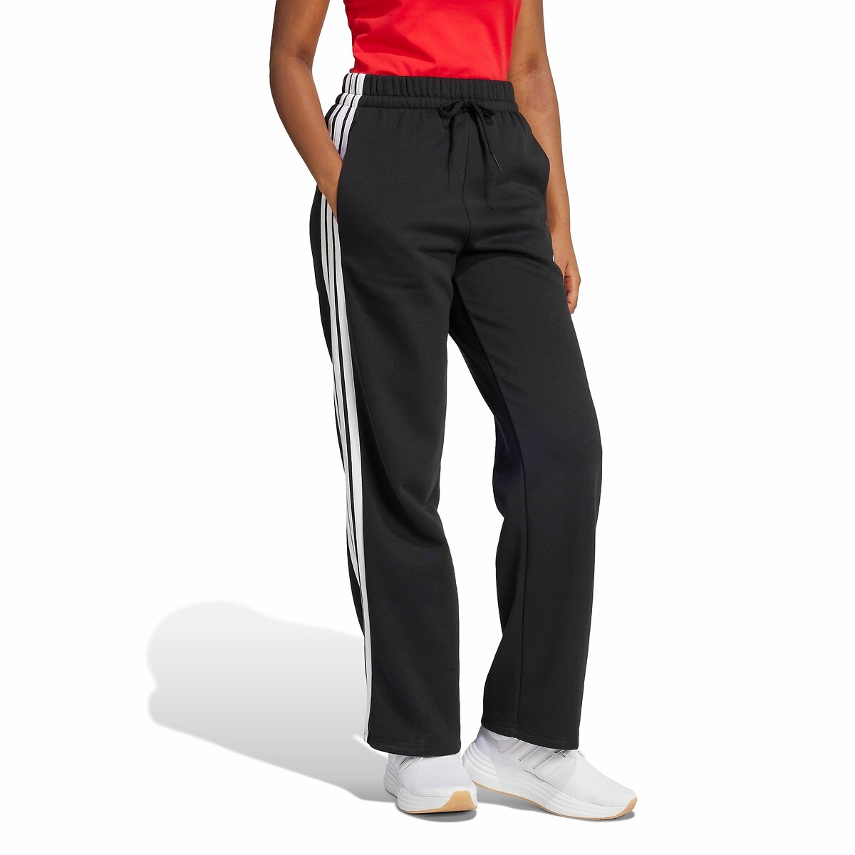 ADIDAS ROUPAS ESPORTIVAS<br>Calça larga Ferretoleum Essentials 3 listras