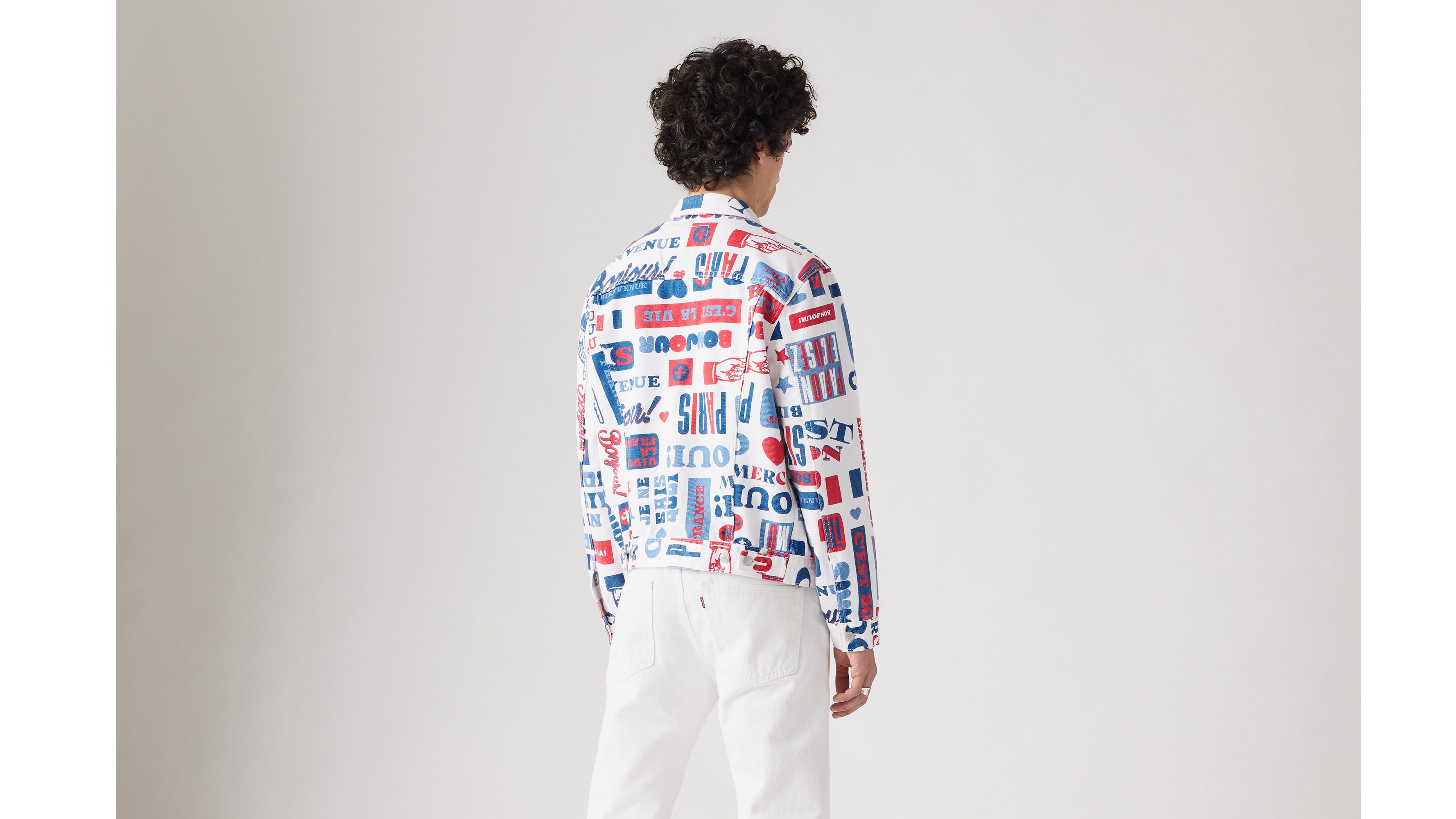 Veste Trucker - Paris 24 - Bleu