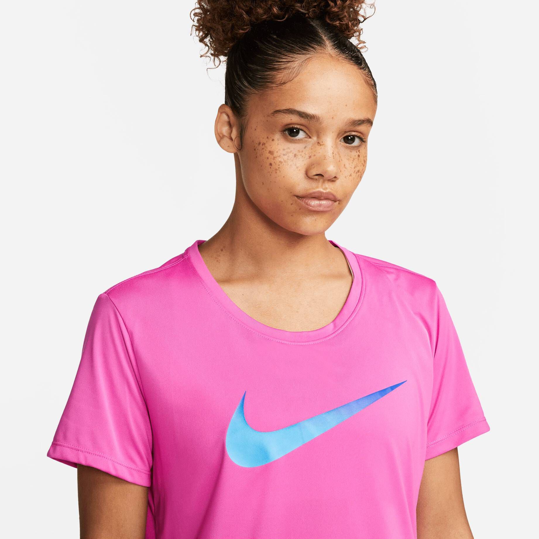 Nike| Damen Sportshirt ONE DRI-FIT SWOOSH SS