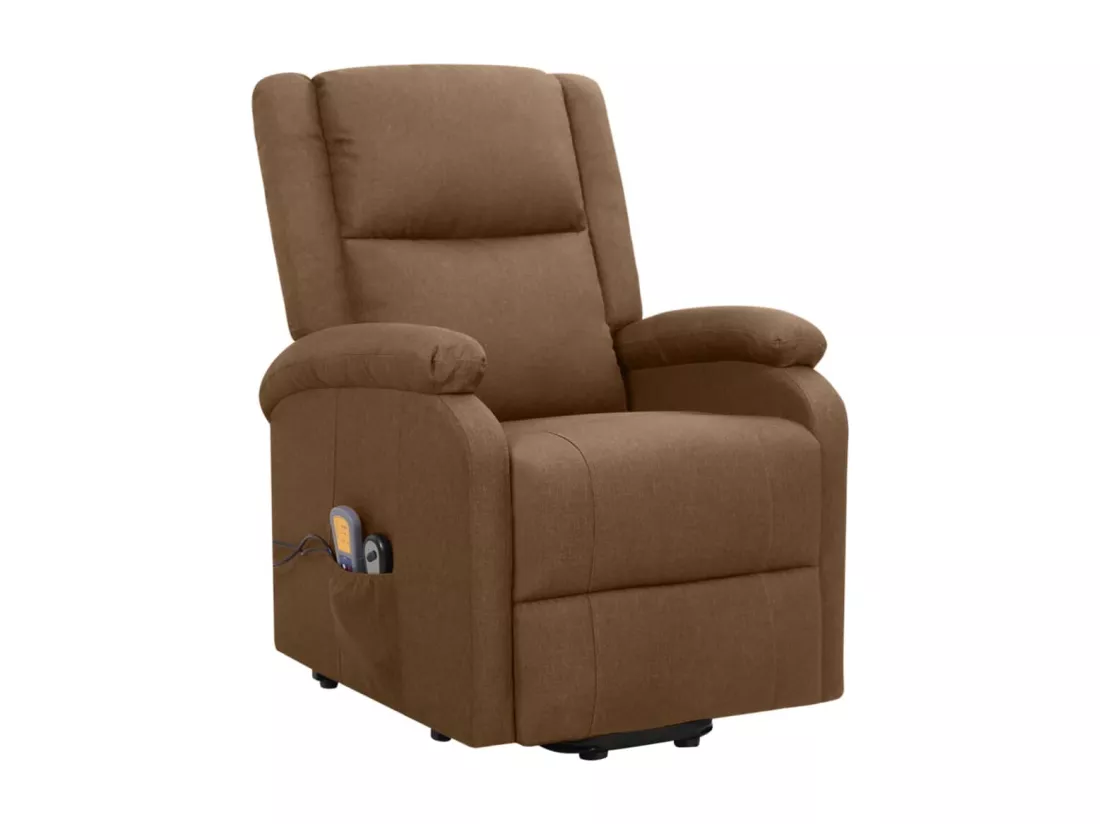 Prolenta Premium - Fauteuil de massage Marron Tissu